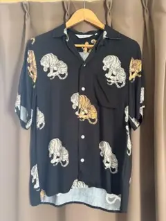 NIPOALOHA 虎柄 アロハシャツのサムネイル