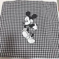 ギンガムチェック トートバッグ ミッキー