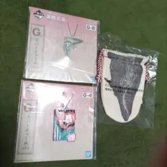 ラバーチャーム 葛飾北斎 一番くじ 巾着 ポーチ クジラ 鯨 猿