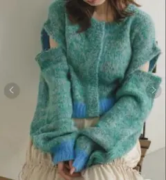 kastane Mixヤーン起毛3WAYカーディガン