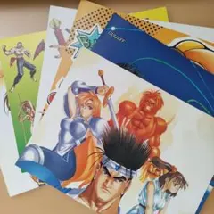 当時物】獣神ライガー セル画 豪華おまけ付（Newtype付録ポスター