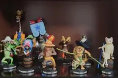 ワンピース 3人 ハンニャバル ドミノ サルデス フィギュア ガレージ
