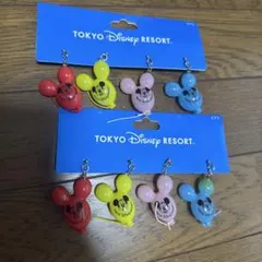 メルカリ市限定出品！　ディズニー　ピアス　バルーン　赤　ピンク　イエロー　ブルー