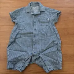 BREEZE ストライプロンパース 70サイズ