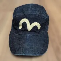 ヴィンテージ EVISU デニムキャップ インディゴ
