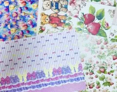 30枚! a4 hydrangea様　indigo_mg様デザインペーパー｛9｝のサムネイル