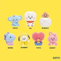 BT21 フロッキーフィギュアパペット全7種 コンプリート
