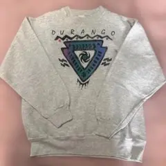 Hanes♡DURANGO グレー スウェットシャツ*M*トレーナー
