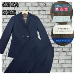 未使用品✨ORIHICA RHYME ストレッチ 洗える S ネイビー トラベル