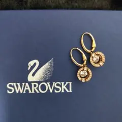 SWAROVSKI スワロフスキー ピアス ゴールドカラー