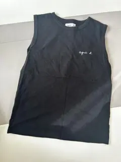 agnès b. pour ADAM ET ROPE ブラックタンクトップ S