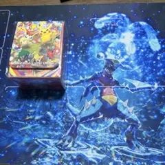 ポケモンカード　ガブリアスのプレイマット　トウホクピカチュウ　デッキケース