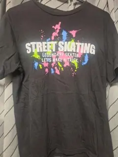 STREET SKATING プリント Tシャツ ブラック