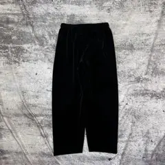 ベルベット ブラック イージーパンツ ビンテージ ルームウェア ワイド