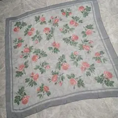 Christian Dior 花柄大判スカーフ