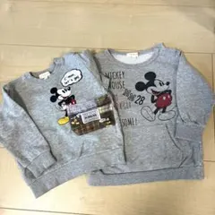 【値下げ】ミッキーマウス　トレーナー　90cm 2枚セット