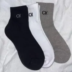 Calvin Klein ソックス 3足セット　25〜27