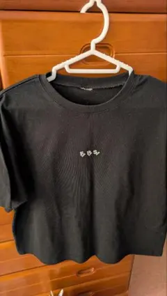 EPS刺繍入り黒Tシャツ