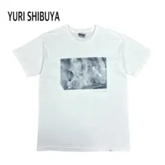 USA製 YURI SHIBUYA フォトTシャツ ロゴ プリント ホワイト