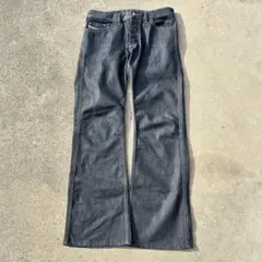 【早い者勝ち】DIESEL デニム フレアパンツ 30 Y2K イタリア製 黒