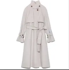 スナイデル snidel ロングコート コート ウロコカシミア オフホワイト