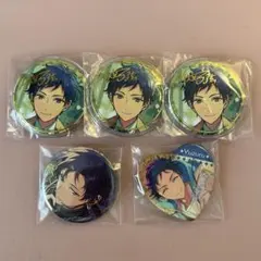 ぴ*様 あんスタ 伏見弓弦 コレ缶 5周年缶バッジ 中国缶