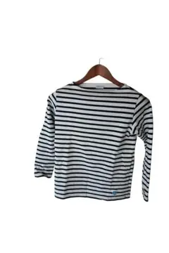 ORCIVAL 白黒ストライプ 長袖Tシャツ