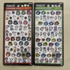 【正規品】スヌーピー　ボンボンドロップシール　ミニ　2枚セット