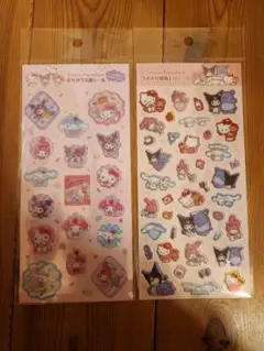 サンリオキャラクター ステッカーシート 2枚セット