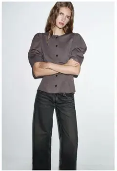 ZARA ザラ パフスリーブトップス