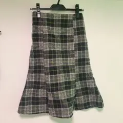 チェックロングスカートのサムネイル