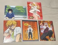 キメツ学園　鬼滅の刃　クリアファイル　5点セット