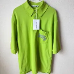 【超美品】アクネストゥディオズ ポロシャツ ライムグリーンXXSのサムネイル