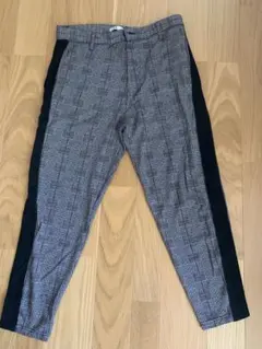 ZARA チェック柄パンツ