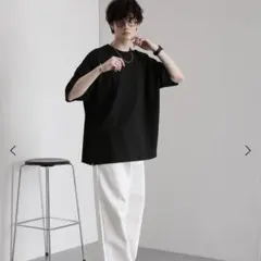 クールドライアムンゼン オーバーサイズサイドスリットベーシックカットソー