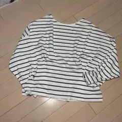 ニコアンド ボーダー長袖Tシャツ