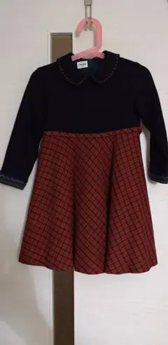 ファミリアワンピース110冬用