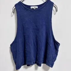 希少【Forever21】FOR YOU ネイビー タンクトップのサムネイル