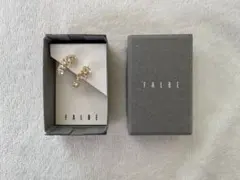 FALBE イヤリング クリア × ゴールド