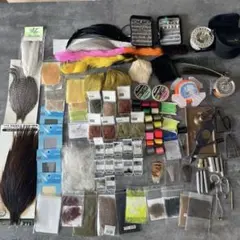 フライダイイングツールとフライマテリアルセット一式　REGALバイス付き フライダイイングツールとフライマテリアルセット一式 REGAL