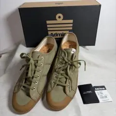 未使用 保管品 Admiral スニーカー カーキ UK9 28.0cm 元箱