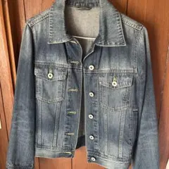 GUデニムジャケット　Sサイズ　ブルー
