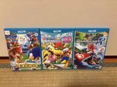 Wii U ゲームソフト 3本セット　マリオ