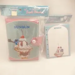 正規品 パペットスンスン シールバインダー リフィル 2点セット 水色 ラメ