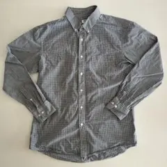 ユニクロ　メンズ　ギンガムチェックシャツ　L 　春服　チェックシャツ