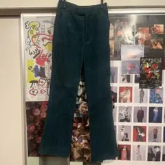 【SLY】ダークグリーン コーデュロイ フレアパンツ Sサイズ