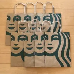 【匿名配送】Starbucks 紙袋 ショッパー ノーマル8枚 セット