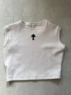 Darich クロス刺繍 ホワイトタンクトップのサムネイル