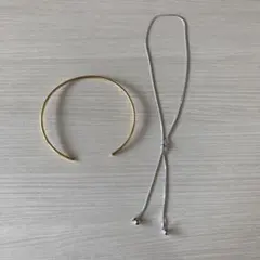 ステンレス　ネックレス　2点セット