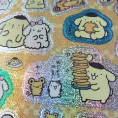 セール 新品☆ 【ポムポムプリン】 サンリオキャラクターズ キラッとシール